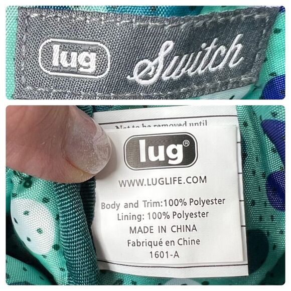 Lug Switch Convertible Crossbody in Mystic Bloom Forest RFID protection - Picture 12 of 12